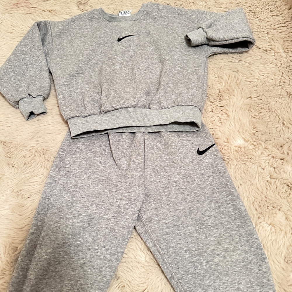 Nike Kids Heather Gray Joggers